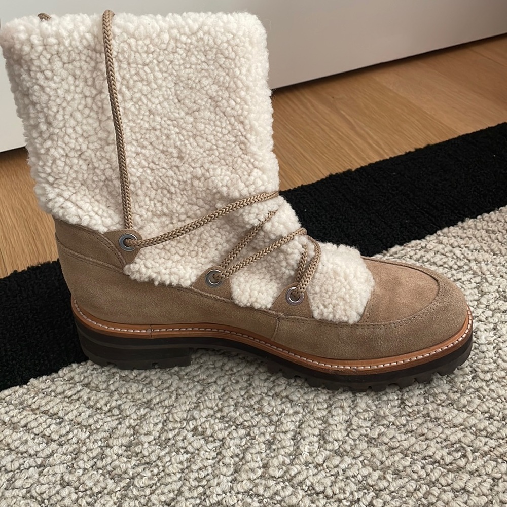 Fluffy boots